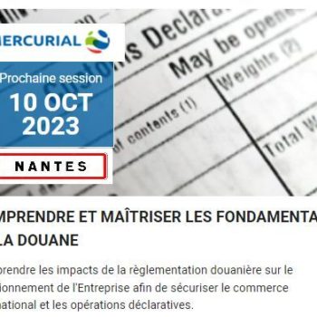 Formation douane